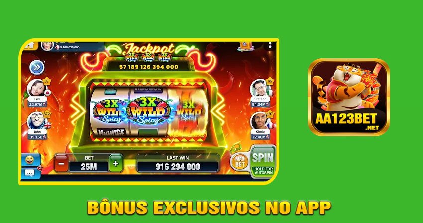 Bônus Exclusivos no App